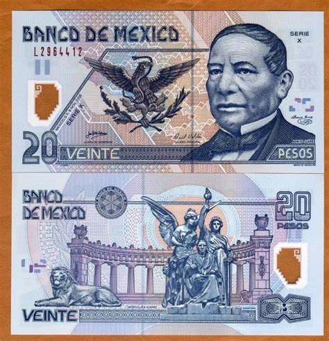 billete de 20 pesos mexicanos